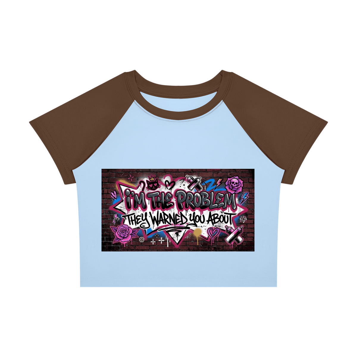 Women’s Raglan Color Block Baby T-Shirt