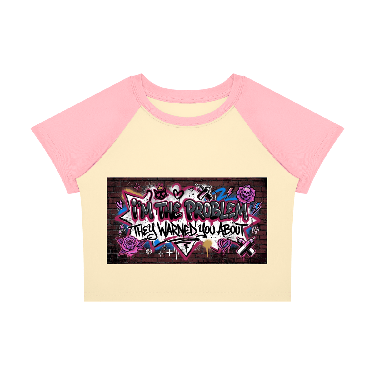 Women’s Raglan Color Block Baby T-Shirt