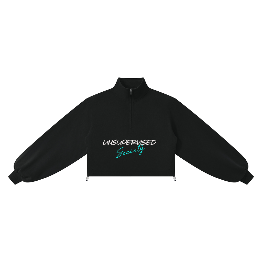 They Have Billions, We Have Bills- Women's Mock Neck Quarter-Zip Sweatshirt